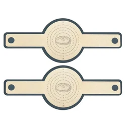 Non - Stick Silicone Bread Sling with Long Handles - Reusable and Easy - Clean Mat (2PCS Round)