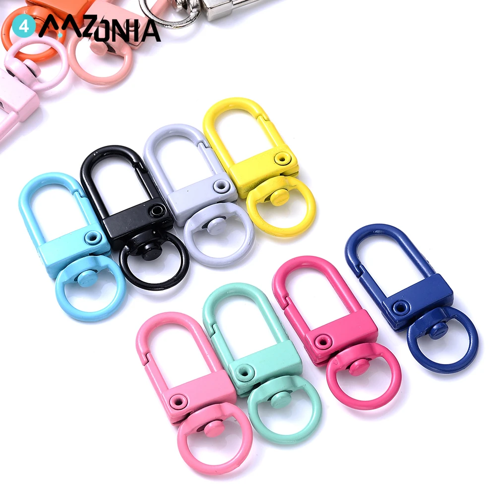 Anneau Bois GIJMZY Lot De 10/20 Boucles En Métal Pour Sangle De Sac à Dos Attache Porte Clef