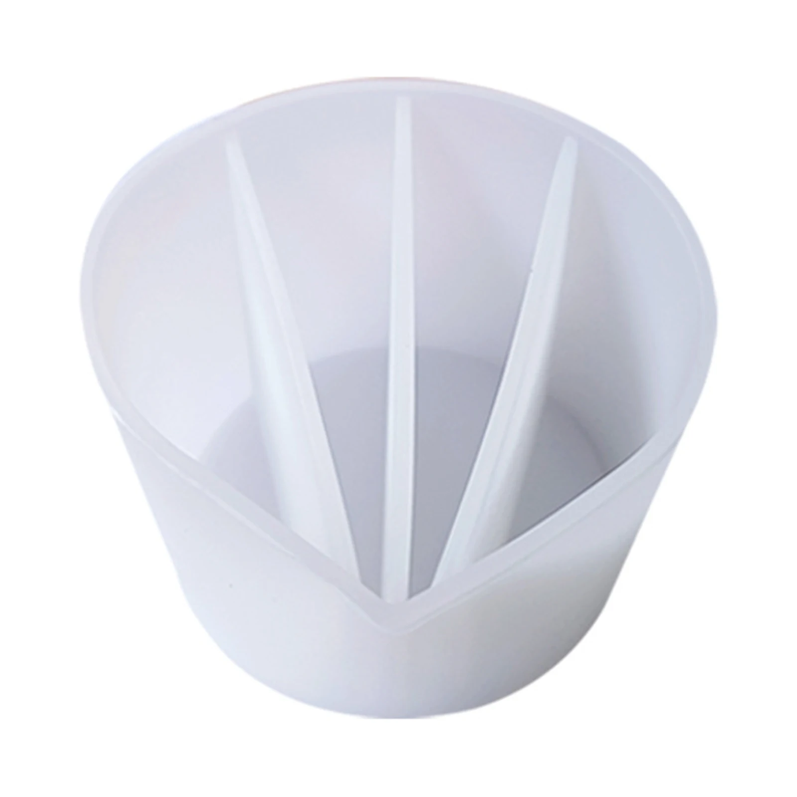 

Reusable Silicone Split Cups with 2/3/4/5 Channel Dividers Resin Mixing Cups for Resin Crafts Acrylic Paint Pouring Drawing