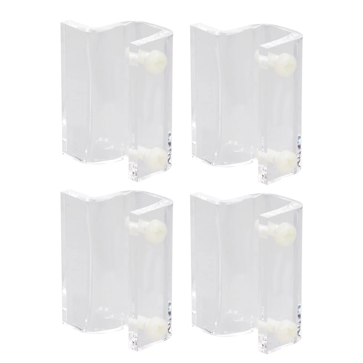 

4 Pcs Acrylic Fish Tank Tanks and Aquariums Accessories Cover Support Frameless