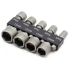BIESUO 9pcs/set 5mm-13mm Hex Socket Sleeve Nozzles Magnetic Nut Driver Set Drill Bit Adapter Hex Power Tools 2