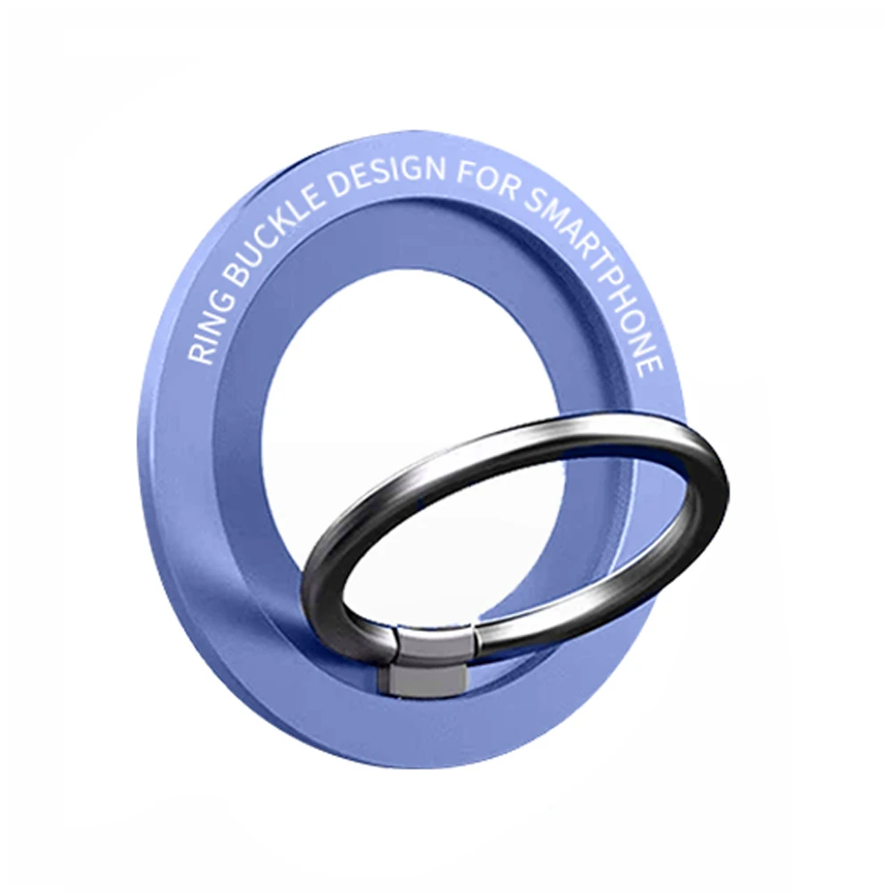 Rotatable Magnetic Phone Ring Holder with Adjustable Grip and Stand