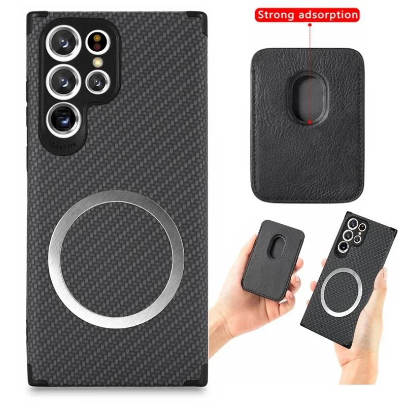 Magnetic Card Holder Wallet with 2-in-1 Design