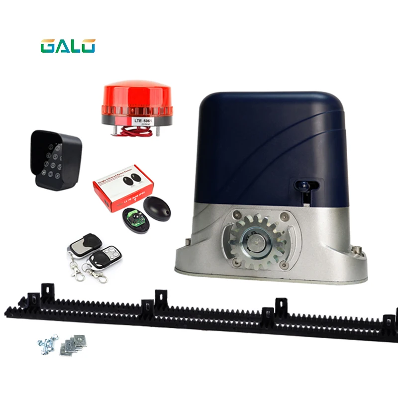 

Automatic 500kgs sliding gate opener easy installation with 2m nylon rack