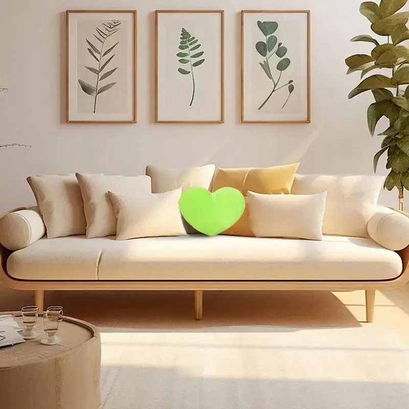 Cute Heart Shaped Plush Pillow Heart Plush Toys Soft Sleeping Pillow Comfortable Love Pillow Sofa Cushion Home Decor Lover Gift 3