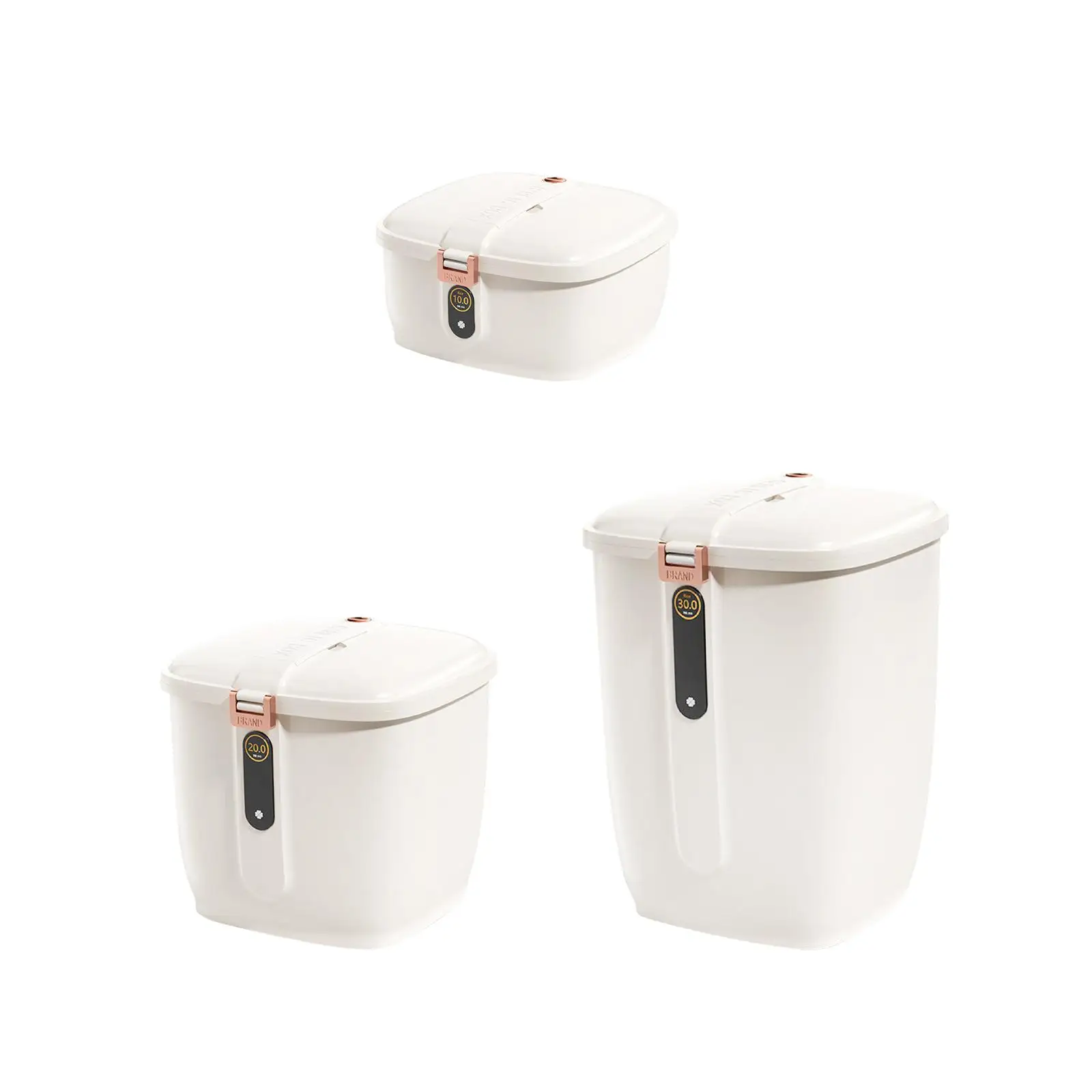 

Rice Bucket Kitchen Organization Grain Rice Storage for Flour Nuts Dry Food