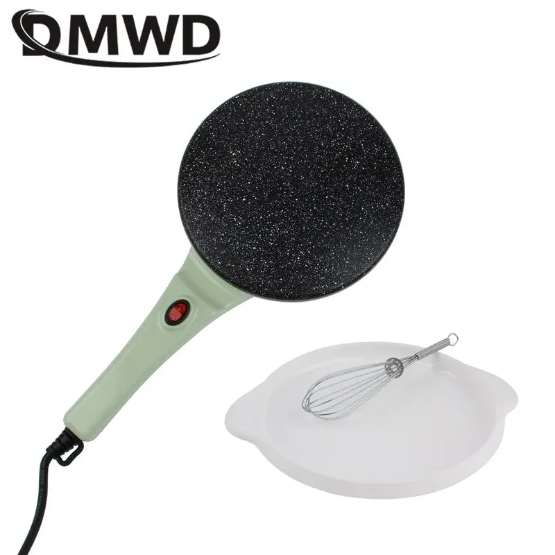 800W Electric Crepe Maker Non-stick Medical stone coat Pizza Pancake Baking pan Spring roll Rice wrap Baking Washable surface