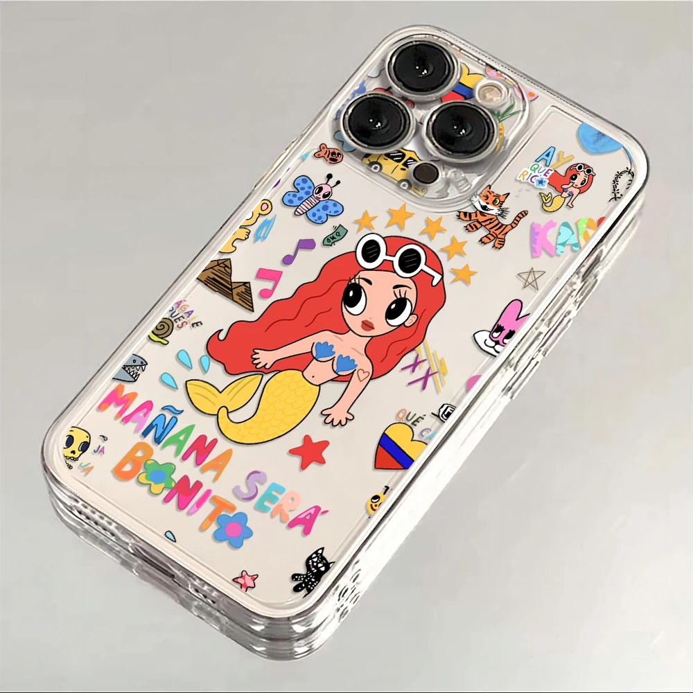 Karol G Mañana Será Bonito Clear Soft TPU Phone Case