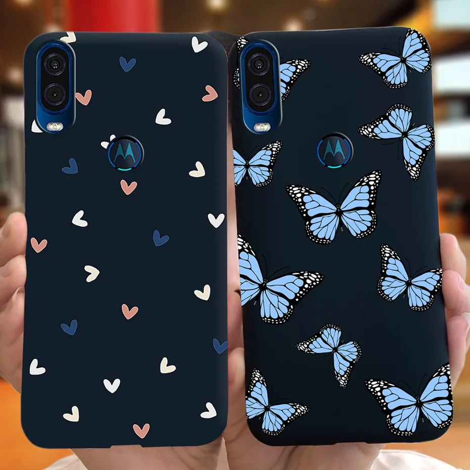 Stylish Black Soft TPU Silicone Phone Case - Cute Design