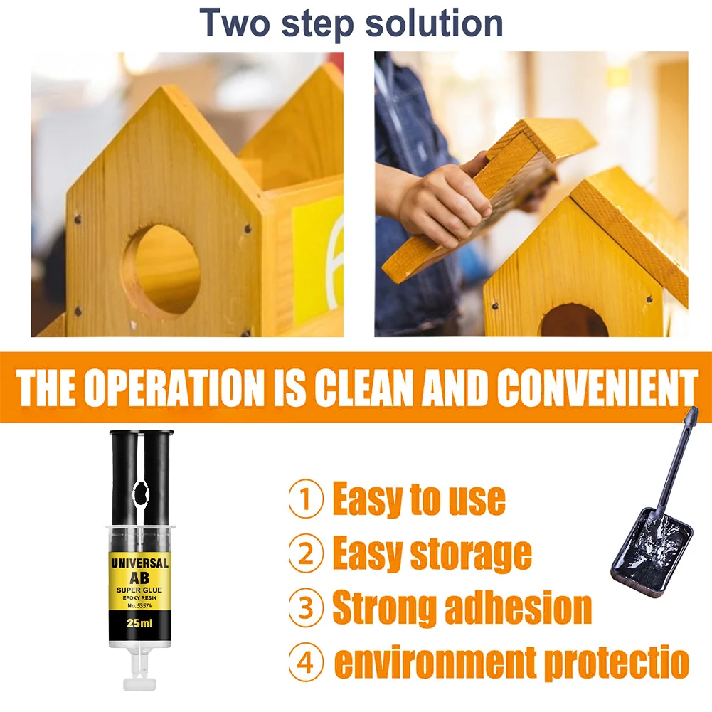 Description Picture 6 of item25ml Metal Bonding Adhesive Heat-Resistant Casting Glues Waterproof Casting Adhesive Strong Adhesion Water Tank Fuel Tank Repair