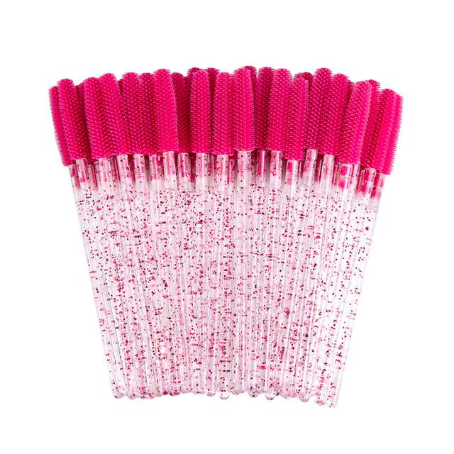 Extension Disposable Eyebrow brush Mascara Wand Applicator Spoolers Eye Lashes Cosmetic Brushes Set makeup tools