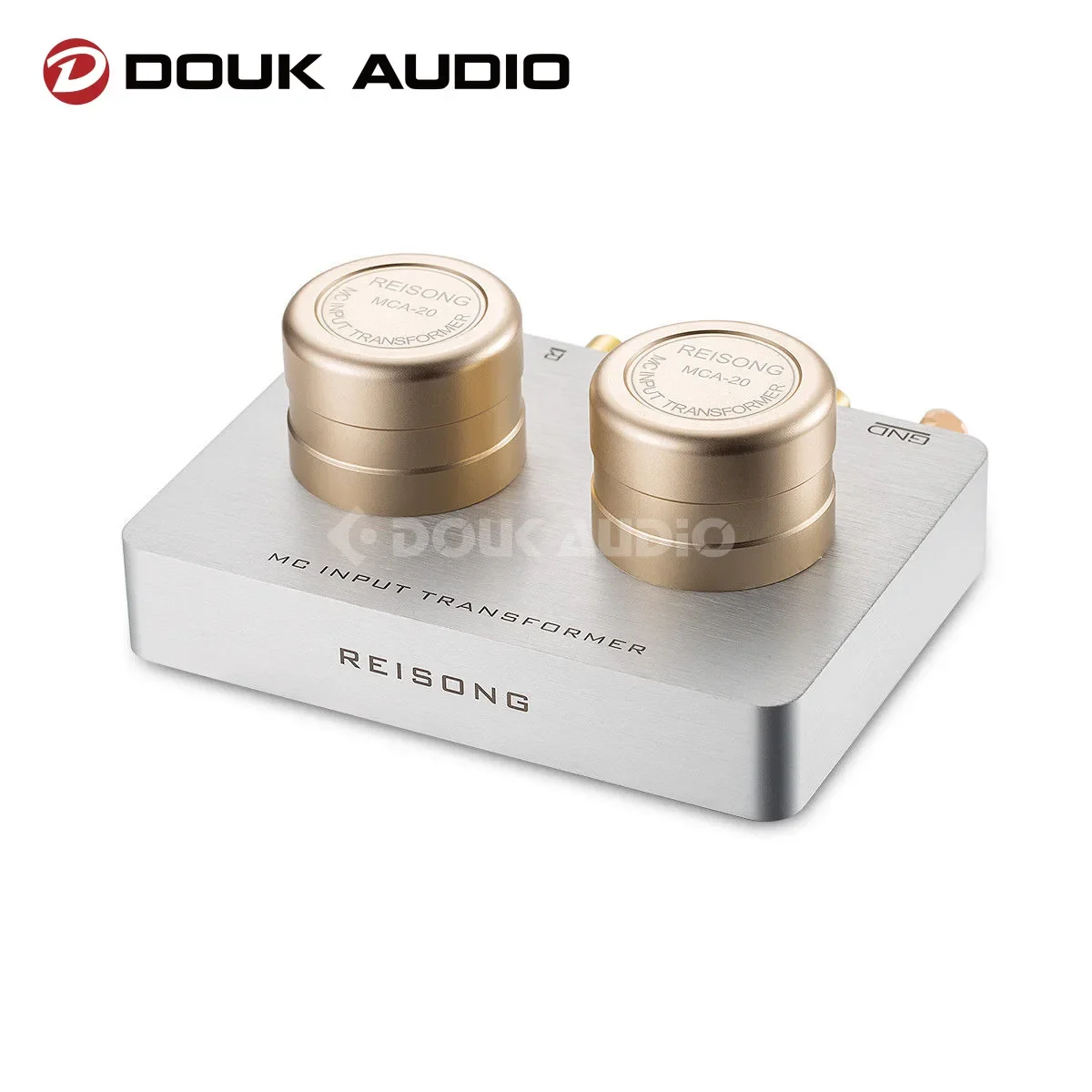 Douk Audio Step Up Trasformatore Mc Bobina Mobile Stadio Phono Cartuccia Preamp Passivi Per Il Telefono Pc/Lettore Cd/ Mc Phono Giradischi