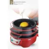600W Breakfast Sandwich Maker with Egg Cooker Tool Aluminum Easy To Clean Non Stick Breakfast Maker for Cooking Breakfast 2