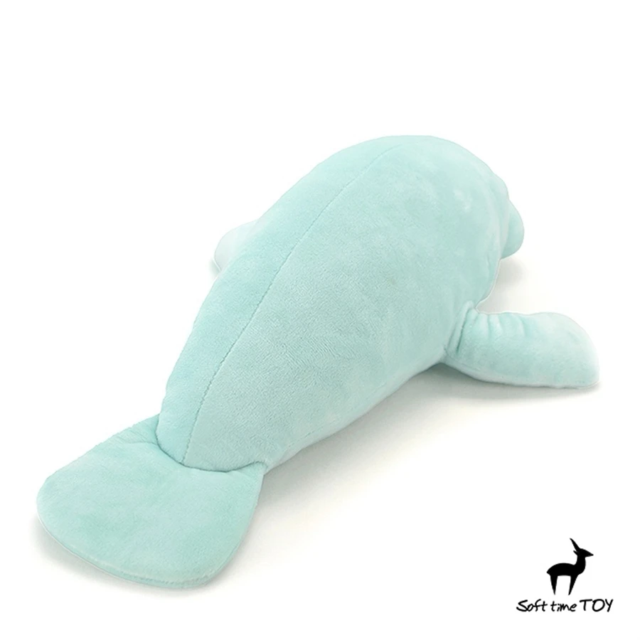 Manatee High Fidelity Anime Cute Mermaid Plushie Sea Cow Plush Toys Lifelike Animals Simulation Stuffed Doll Kawai Toy Gifts Kid 4