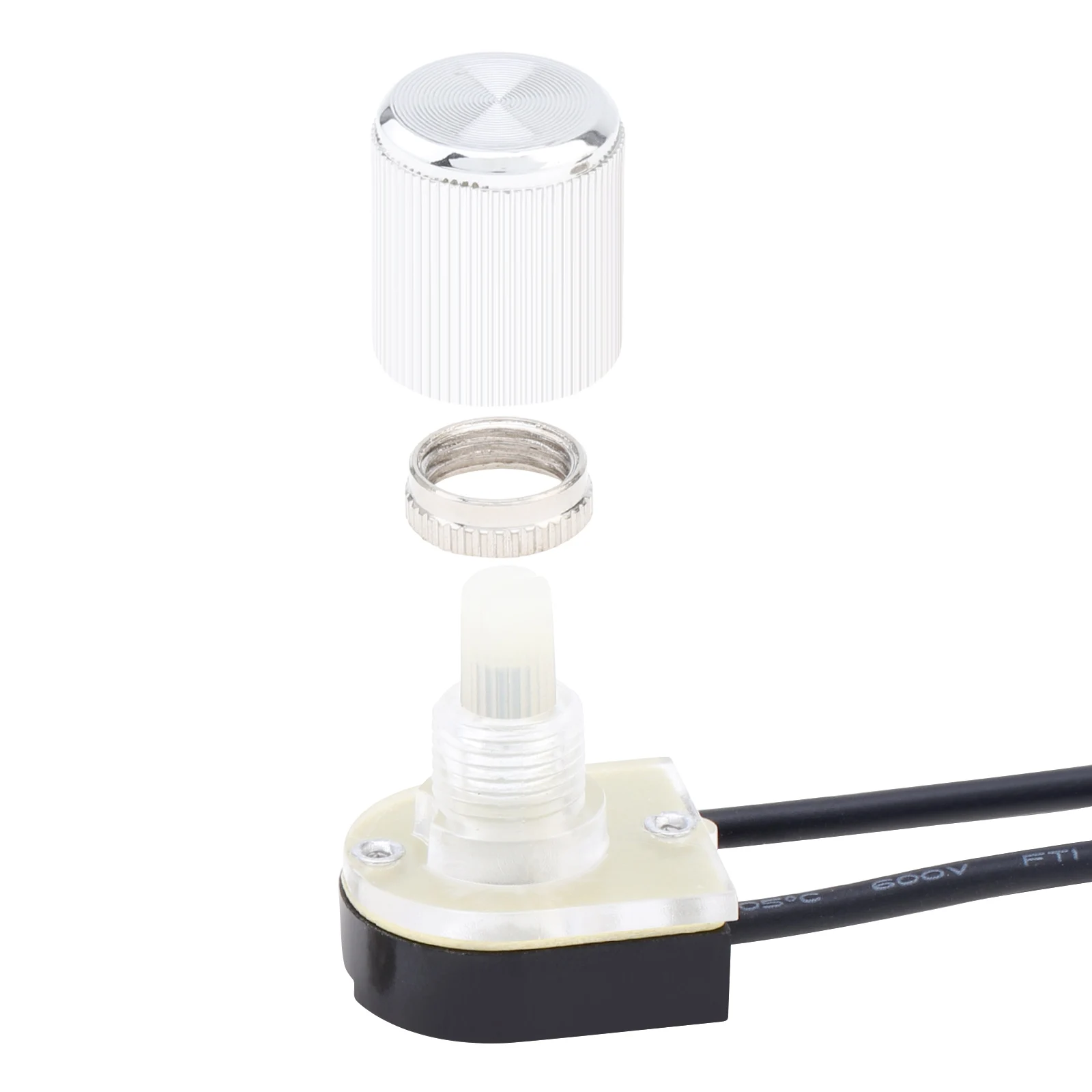 Electrical Rotary Switch Two Stage ON-OFF For Table Lamp / Floor Lamp / Canopy Light