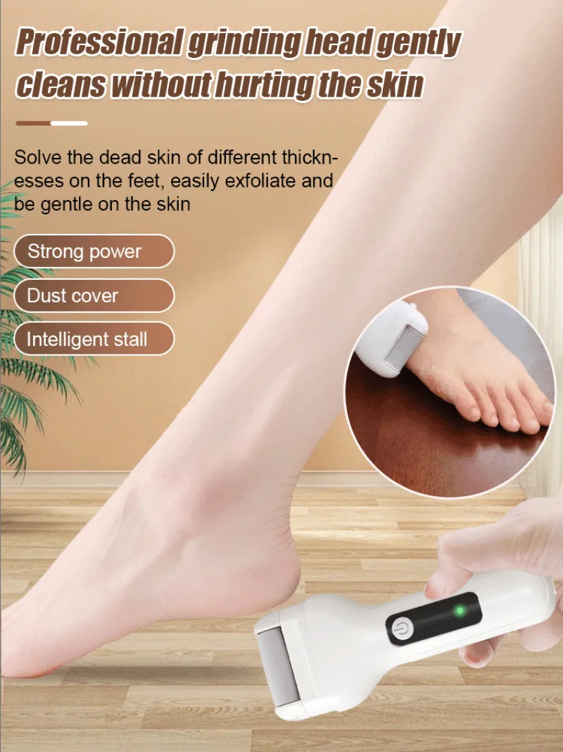 Household electric foot grinder automatic beauty foot pedicure rechargeable dead skin callus grinder 3