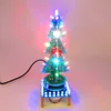 Rotating Colorful Music Christmas Tree LED Water Lights Electronic DIY Kits Christmas Decoration Gift with Breathing Lights 2