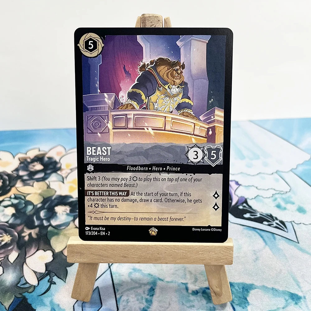 Disney Lorcana English French German Single Cards Cenerentola Mufasa Beast Rise Of The Floodborn Regular Proxy Tcg Game Cards