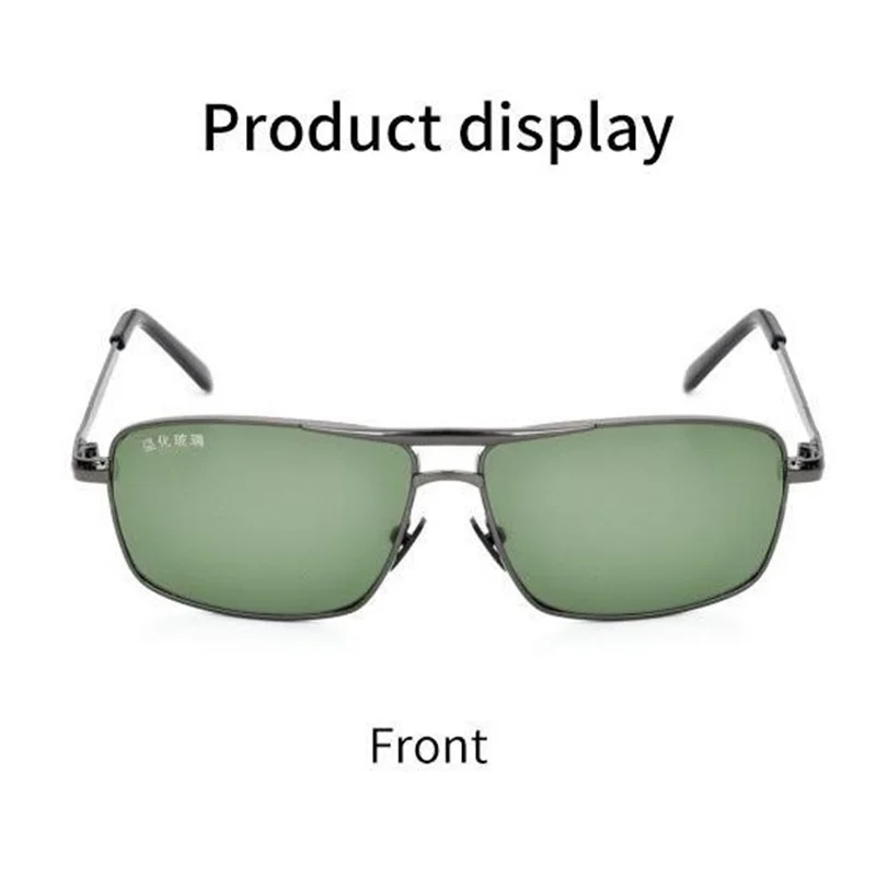 Lunettes pêche monture métal - Verres trempés anti-rayures pour pêche en conditions difficiles