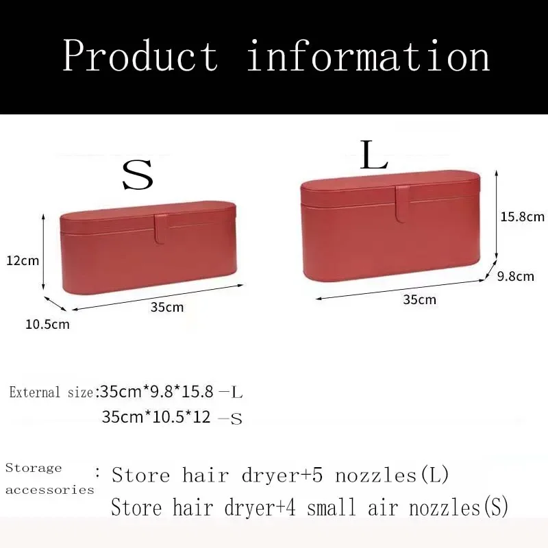 Travel Hair Dryer Case Storage Protection Dustproof Organizer Box