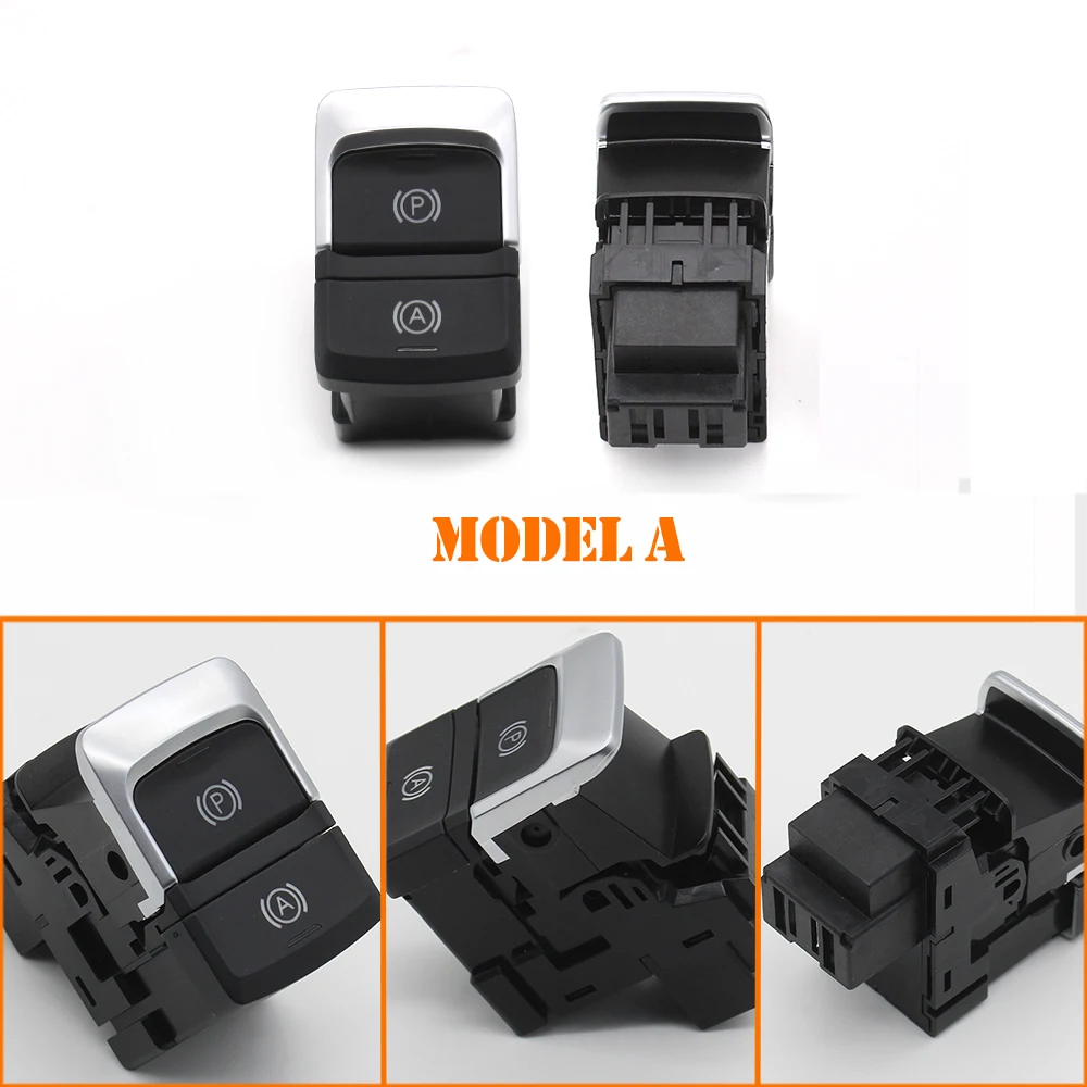 Car Electronic Hand Brake Parking Switch Handbrake Auto Hold Button Assembly for Audi RS Q3 2012- 8U0927225E 8U0927225G