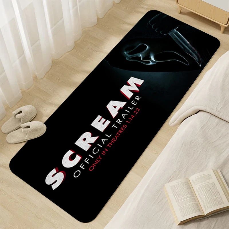 

Washable Non-slip Mats A-Scream Sleeping Room Rugs Anime Carpet for Bedroom Floor Mats Front Door Entrance Carpet Bathroom Mat