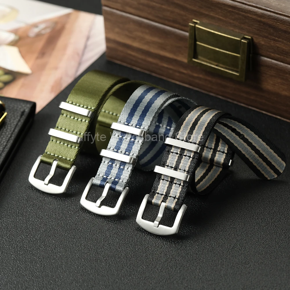 Premium Soft Nylon Watch Strap - Men's Watch Band Accessory