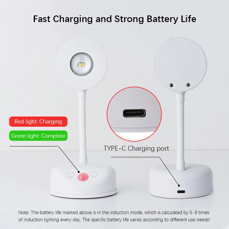 ضوء الليل محس حركة ضوء لاسلكي USB LED للمطبخ غرفة...