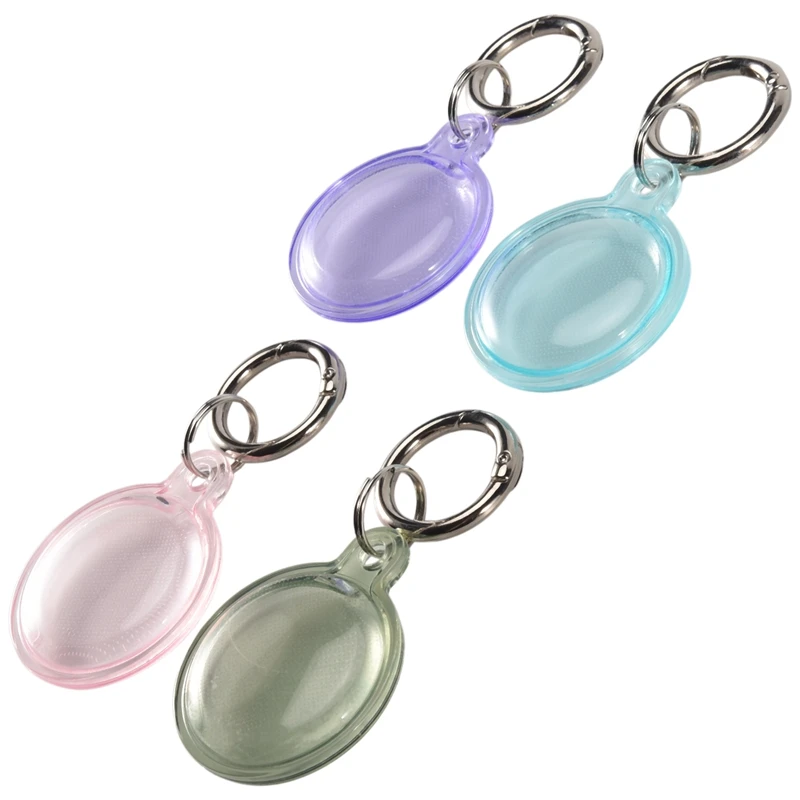 Custodia Protettiva Da 4 Pezzi Per Portachiavi In Silicone Apple Airtag Compatibile Con Air Tag Holder Con Portachiavi