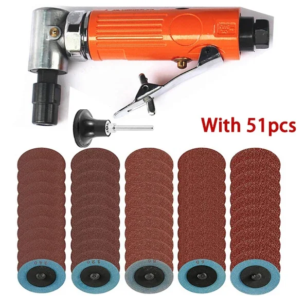 エアダイグラインダー 90°曲げ 空気圧ダイグラインダー MBSP 3.18-6.35mmチャック バリ取り研磨ツール工業用 エアーダイグラインダーセット エアダイグラインダー 90°曲げ 空気圧