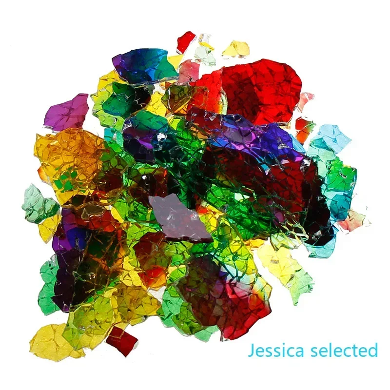 Bunte Mosaiksteine 100g - Kristallglas Fragmente Für DIY Kunst