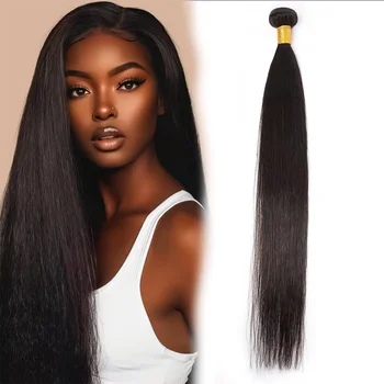 12A Brazilian Bone Straight Human Hair Bundles Cameroon