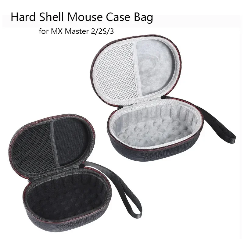 Étui rigide pour souris de jeu Logitech MX Master 3S 3 2S 2, sac de transport, pochette de protection antichoc pour souris, boîte d'organisation de voyage 2