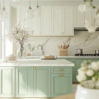 Custom Modular Kitchen Cabinet Sets 1