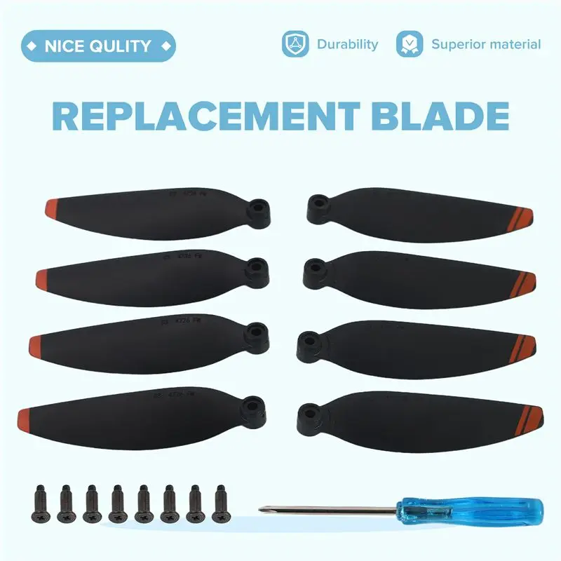 DJI 미니 2 드론용 8Pcs 4726 프로펠러 미니 2용 경량 소품 블레이드 교체 날개 예비 부품 강력 추천