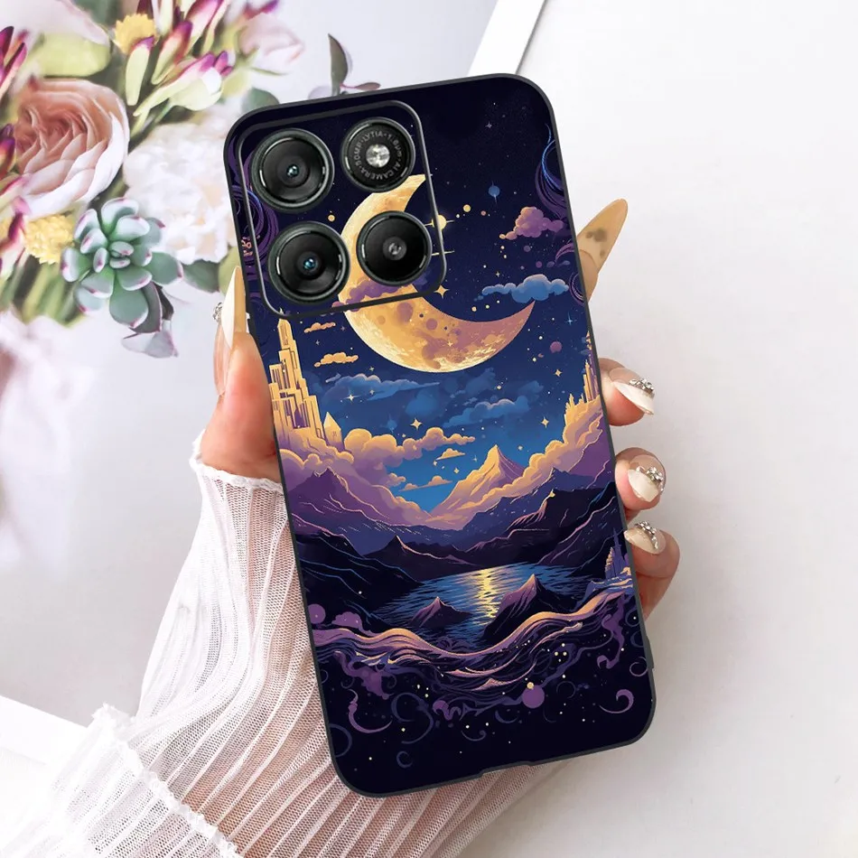 Cool Dragon Tiger Pattern Black Silicone Phone Case with Soft Bumpers