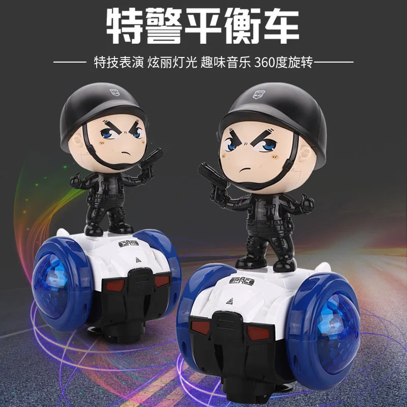 Children's Karting Toy Car Balance Scooter Rotating Music Lighting Toy Dance Robot Self Balancing Scooter Електро Скутер