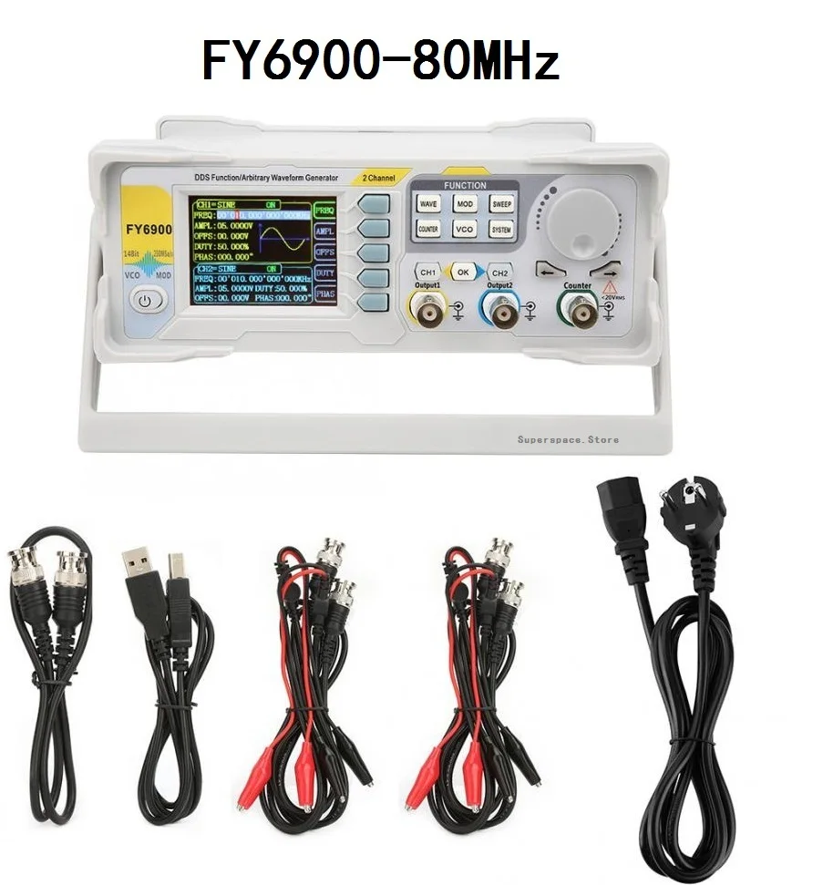 FY6900 20MHz-100MHz Function Signal Generator Arbitrary Waveform