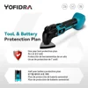600W Oscillating Multi Tool 20000OPM Cordless Electric Woodworking Cutting Saw Tool Home Decoration for Makita 18v Battery 6