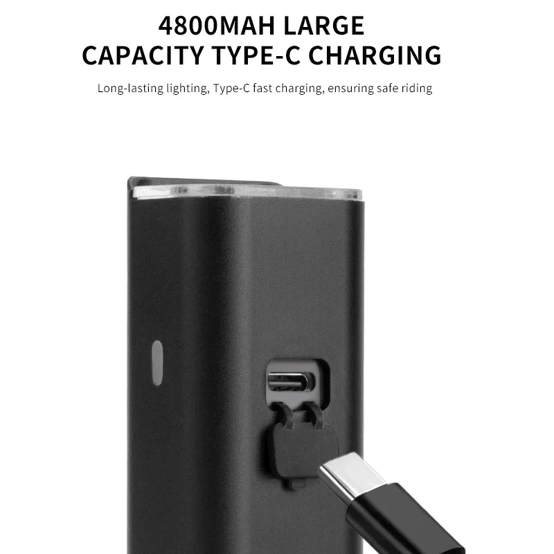 TOSUOD RH-00013 Bicycle Front Light 1200LM Waterproof USB-C Headlight - Image 5
