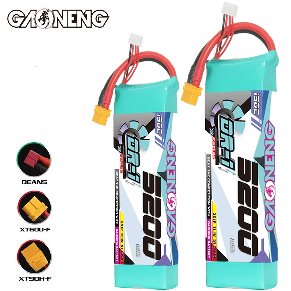 

MAX 150c GNB 3s 5200mAh Lipo Battery For RC Helicopter Quadcopter Drone Cars Spare Parts 11.1v Rechargeable Battery