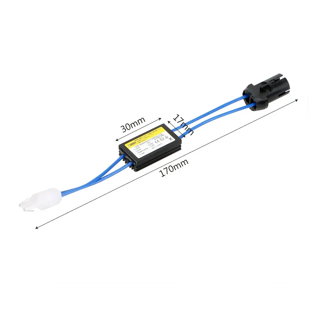 2 WARNING CANCELLER RESISTENZE CANBUS KIT LED ELIMINA ERRORE LUCE LUCI LED T1 - Foto 10