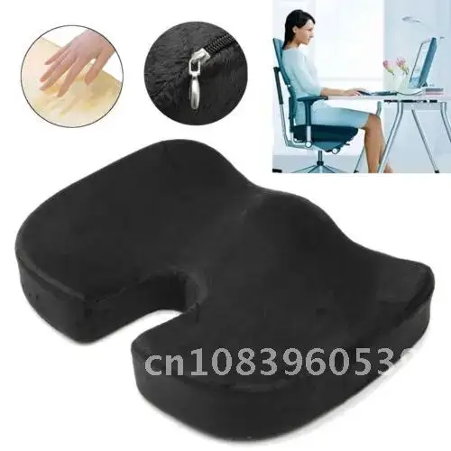 

Memory Foam Orthopedic Coccyx U Seat Cushion Travel Chair Pad Car Office Massage Cushion Seat