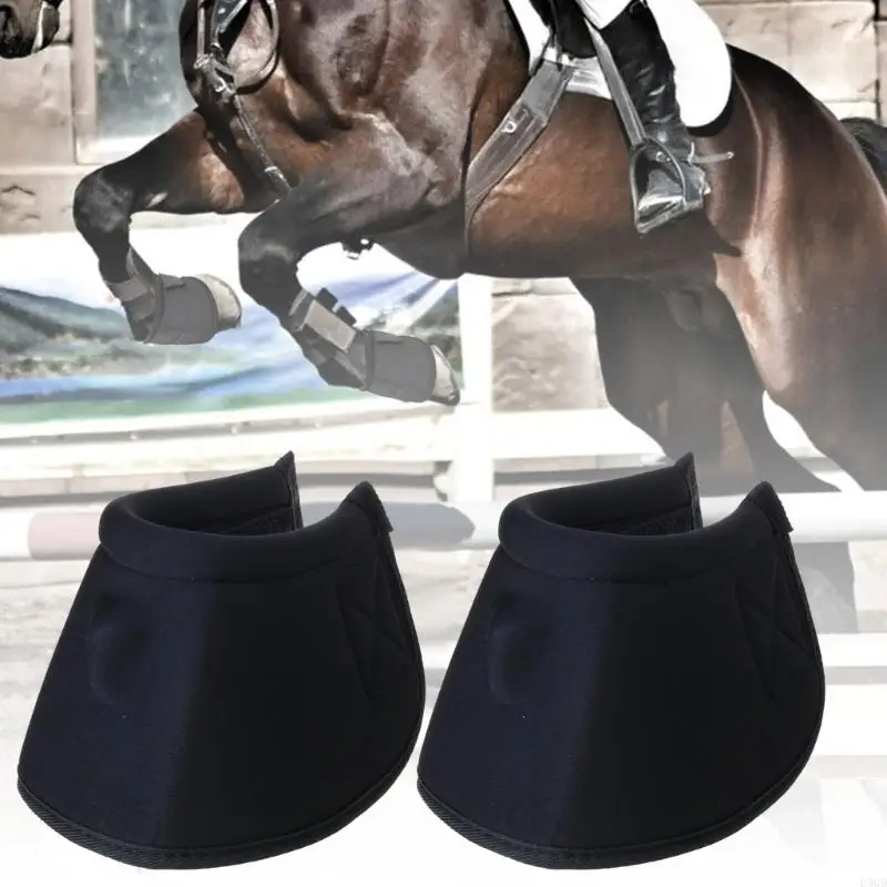 Protective Hoofs Boot Tear Resistant Horse Protective Bells Boot No Turn Bells D5QD