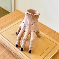 1PC Hand Shaped Resin Pen Holder - Durable, Portable, and Stylish Storage for Pencil, Pen, and Stationery, Makeup Brush Storage 3