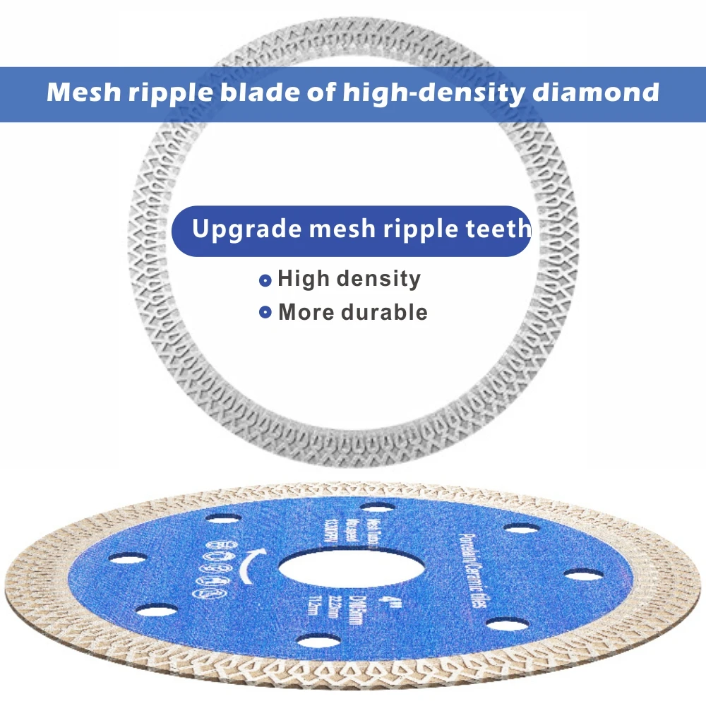 105/115/125mm Super-Thin Diamond Turbo Cutting Saw Blades Ceramic Cut Tile Granite Marble Cutting Disc cutting disc