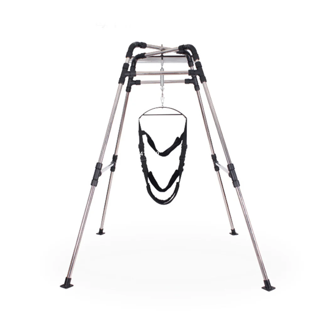 Load-bearing 200KG Large Iron Frame Swing Set Toy Swing Adult Frame Yoga Furniture Ceiling Type Double Toy Couple 18+