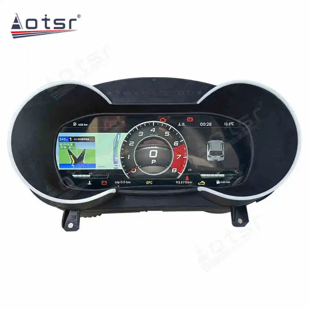 디지털 계기판 가상 조종석 디지털 대시보드 아우디 TT 2008-2014 고해상도 LCD 게이지 업그레이드 액세서리