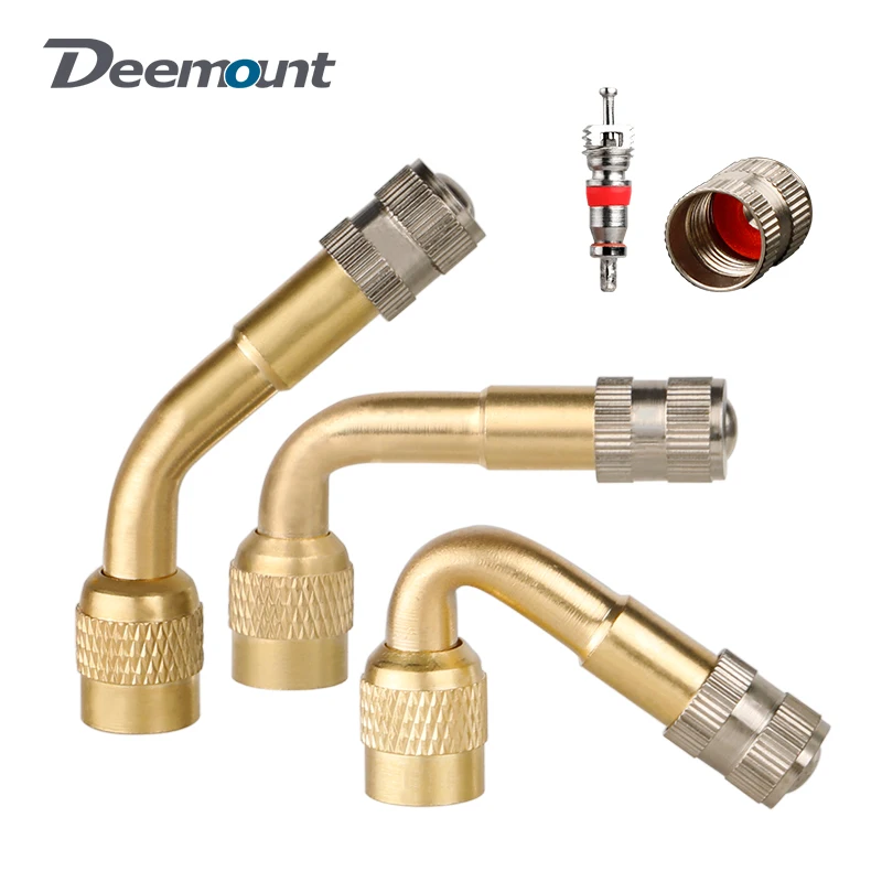 Schrader Valve Extender 45 90 135 Degree Curved for Bicycle