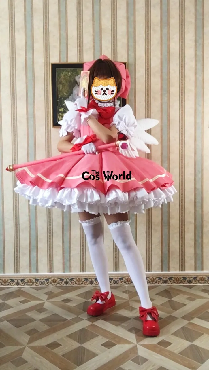 Cardcaptor Sakura Kinomoto Sakura Black Cat Maid Dress Outfits Anime  Customize Cosplay Costumes - Cosplay Costumes - AliExpress